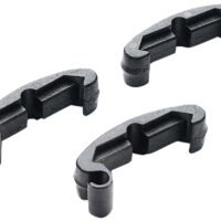 Larue Tactical LT708BLK IndexClips Rail Covers Low Profile Black Polymer Fits AR-15 1913 Picatinny Rail Mount