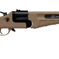 Savage Arms 23003 42 Takedown Full Size 22 WMR/410 Gauge 1rd 20" Black Satin Sporter Barrel, Satin Black Carbon Steel Receiver, Flat Dark Earth Fixed Synthetic Stock, Ambidextrous