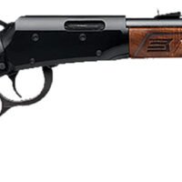Savage Arms 46120 Revel Deluxe Full Size 22 WMR 9+1 18" Black Satin Threaded Barrel, Black Cerakote Drilled & Tapped Aluminum Receiver, Satin Walnut Fixed Stock, Right Hand