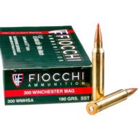 Fiocchi Hyperformance Hunt Rifle Ammo 300 Win. Mag. 180 gr. SST 20 rd.