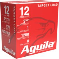 Aguila Target Shotgun Load 12 ga. 2.75 in. 1 oz. 1200 FPS 8 Shot 25 rd.