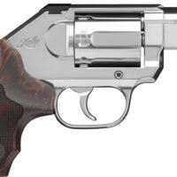 Kimber Mfg, Inc 3400009CA K6S DCR *CA Compliant DAO 357 Mag 6 Shot 2" Satin Silver Stainless Steel Barrel & Cylinder, Satin Silver Stainless Steel Frame, Laminated Wood Grip, Concealed Hammer