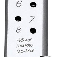 Kimber Mfg.,inc 1100721A Tac-Mag  8rd 45 ACP Silver Stainless Steel