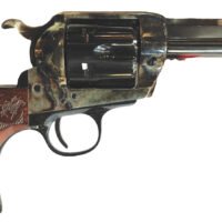 Cimarron PP346MALO2 El Malo 2 45 Long Colt 3.50" 6 Shot Color Case Hardened Octagon Barrel, Color Case Hardened Frame, Smooth Walnut Grip