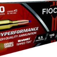 Fiocchi 65CMTTSX Hyperformance 6.5Creedmoor 120gr Barnes Tipped TSX 20 Per Box/10 Case
