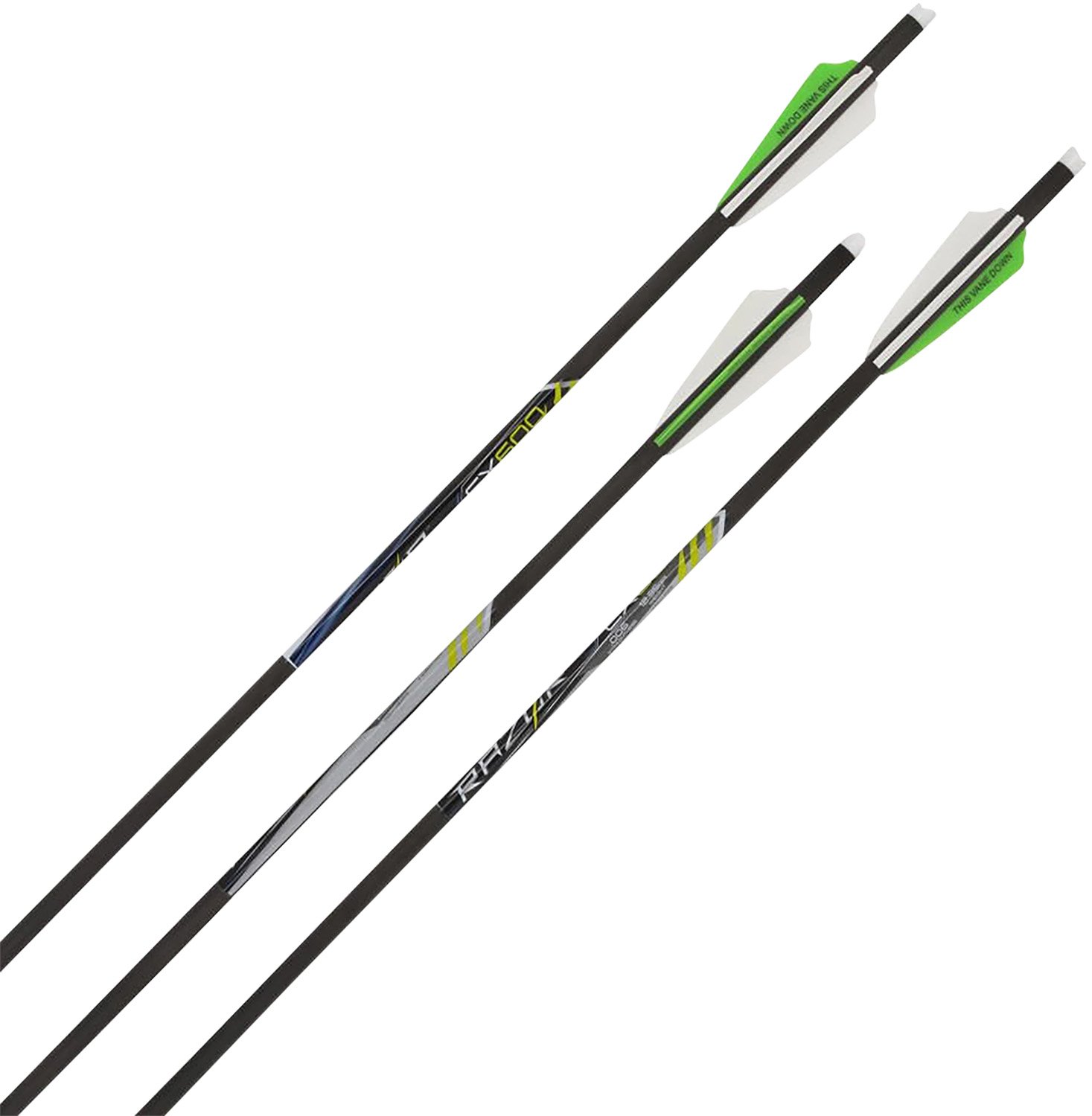 Allen 93120 CX600 Crossbow Bolts Black 20" Carbon Fiber 3 Pack