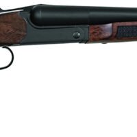 Charles Daly 930391 500 Coach 20 Gauge Break Open 3" 2rd 20" Black Side By Side Barrel, Steel Receiver, Fixed w/Pistol Grip Checkered Walnut Walnut Stock