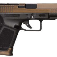 Gforce Arms GFRPX3C9BT Exodus  9mm Luger 15+1 4.02" Black Steel Barrel, Bronze Cerakote Serrated Steel Slide, Black Cerakote Polymer Frame w/Accessory Rail, Black Textured Grip