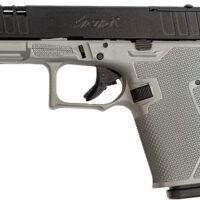 Great Lakes Firearms GL19SRK Striker  9mm 15+1 4" Front/Rear Serrations Cerakote Bull Shark Gray