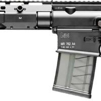HK 81000829 MR762 A4 7.62x51mm 20+1 16.50" Black Threaded Barrel, Black Picatinny Rail, M-LOK Handguard, 6 Position Black Synthetic Stock, Black Finger Grooved Grip, Ambidextrous