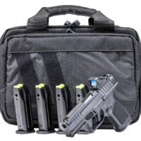 Rost Martin RM1CBLKOSP10CA RM1C *CA Compliant 9mm Luger 10+1 4" Black Compensated Match Grade Barrel, Black Tenifer Optic Ready/Serrated Steel Slide, Black Textured Grip