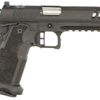 Bersa M2XIO5BBFN M2XI  9mm Luger 22+1 5" Match Grade Bull Barrel, QPQ Tenifer Cerakote Lightening Cut/Optic Cut/Serrated Steel Slide & Frame w/Beavertail & Picatinny Rail, Black Polymer Grip