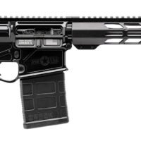 Patriot Ordnance Factory 02358  LMR Base 308 Win 10+1 16.50" Black Aluminum Receiver A2 Style Grip
