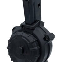 ProMag DRMA108   50rd Drum 6.8 SPC Fits AR-15 Black DuPont Zytel Polymer