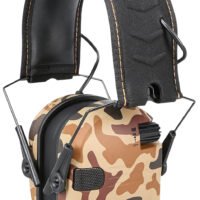 Walker's GWPRSEMDCMO Razor Slim Electronic Muff 23 dB Over the Head Duck Camo