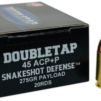DoubleTap Ammunition 45ASS20 Snake Shot  45ACP 20 Per Box/50 Case