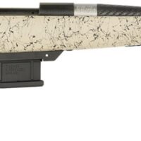 Howa HCE6ARCTAN 1500 Carbon Elevate 6mm ARC 22" Carbon Fiber Wrapped Threaded Barrel, Black Drilled & Tapped Steel Receiver, Fixed Stocky's Tan w/Black Webbing Synthetic Stock, Right Hand