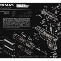 TekMat TEKR17RUGERLCP Ruger LCP Cleaning Mat Black/White Rubber 11"x17" Ruger LCP Parts Diagram