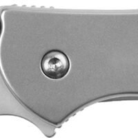 Kershaw 1660R Leek Random EDC 3" Folding Reverse Tanto Plain Bead Blasted 14C28N Steel Blade, Silver Stainless Steel Handle