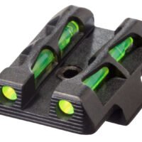 HiViz GLLW11 LiteWave Rear Sight for Glock 42/43 Green Fiber Optic Rear Sight