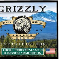 Grizzly Ammo GC44M19   44RemMag 320gr Wide Long Nose Gas Check 20 Per Box/10 Case