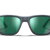 Wiley X AC6OVN17 Ovation  Green Mirror Lens Dark Gray Frame