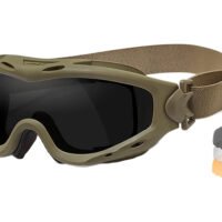 Wiley X SP293T Spear Goggles Smoke Gray/Clear/Light Rust Lens Tan Frame
