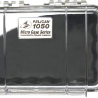 Pelican 1050025100 Micro Case  Black/Clear Polycarbonate 7.99" Long