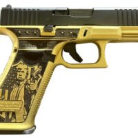 Glock PA475S204MOSNDONWICK G47 Gen5 MOS Don Wick 9mm Luger 17+1 4.49" Black GMB Barrel, Black nDLC Steel MOS Cut/Serrated Slide, Gold w/Trump & Engraving Polymer Frame w/Picatinny Rail, Ambidextrous