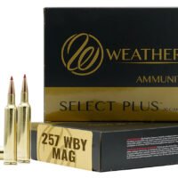 Weatherby F257100SCO Select Plus  257Wthby Mag 100gr Hammer Custom 20 Per Box/10 Case