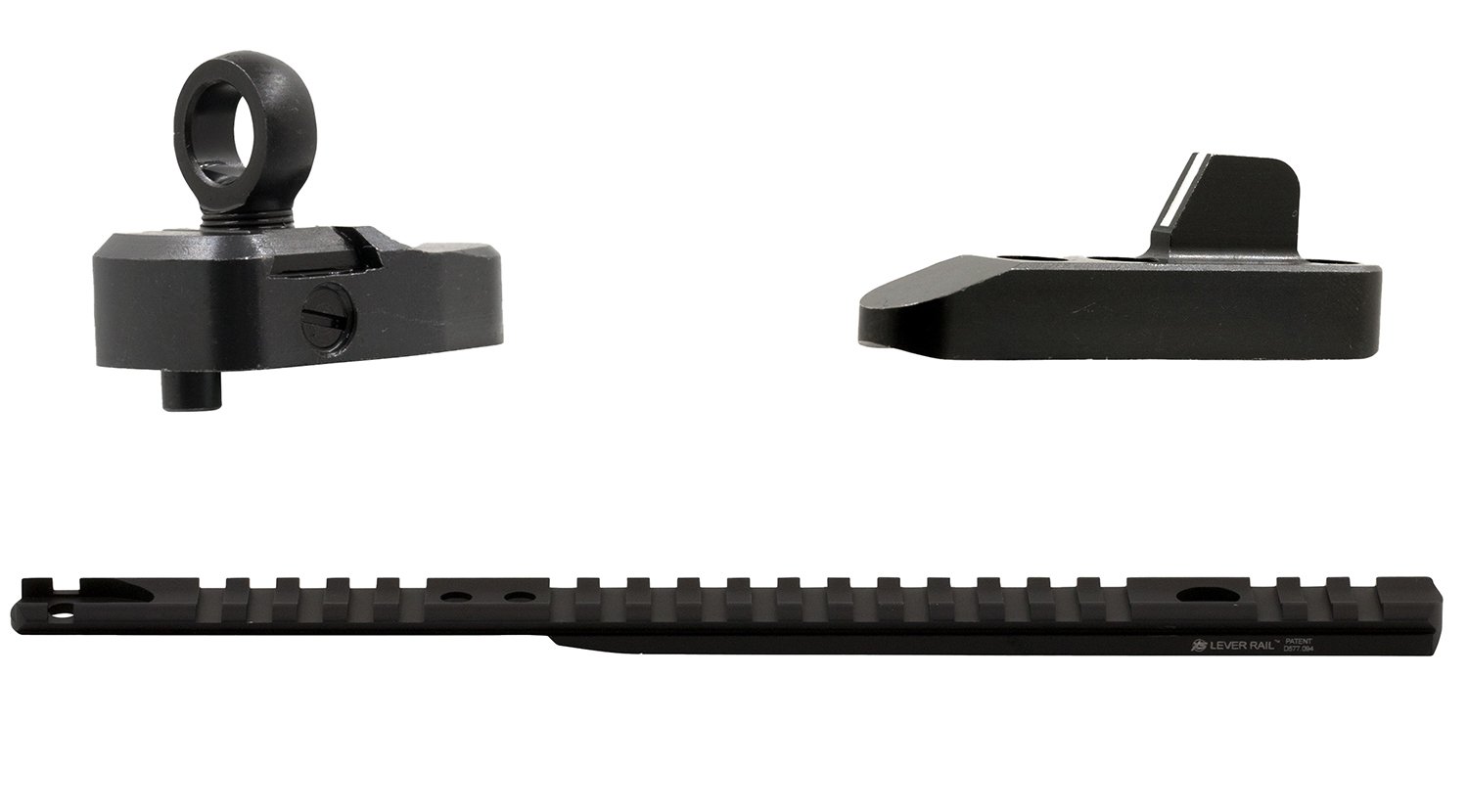 XS Sights ML10095 Marlin Optic Mounts & Ghost Ring Sight Sets Black Anodized Aluminum/Steel Fits Marlin 1894 Lever Action