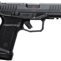 AREX 815537024074 Delta M Gen2 Compact Frame 9mm Luger 15+1 4" Black Steel Barrel, Black Nitride Steel Optic Cut/Serrated Slide, Black Polymer Frame w/Picatinny Rail, Black Stippled Grip, Ambidextrous