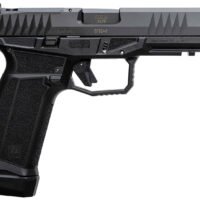 AREX 815537023893 Delta L Gen2 9mm Luger 17+1 4.50" Black Barrel, Black Nitride Optic Cut/Serrated Slide, Black Frame, Ambidextrous