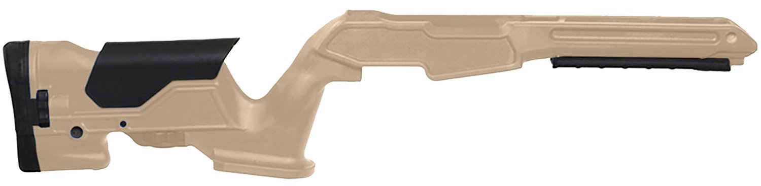 Archangel AAP1022DT Precision Stock Desert Tan Synthetic Fixed with Adjustable Cheek Riser for Ruger 10/22