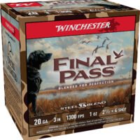 Winchester Ammo FP203254 Final Pass 20Gauge 3" 1oz 2.5/4Shot 25 Per Box/10 Case