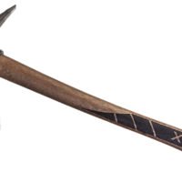 Woox BU.AXE050.01 Solo  8.50" Convex Carbon Steel Blade Brown/Black Appalachian Hickory Handle 19" OAL