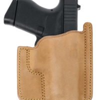 Galco PH800 Front Pocket Horsehide Holster Natural Fits Glock 43 Ambidextrous