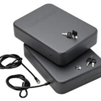 SnapSafe 75221 Lock Box  2XL Key Entry Black Steel 11.50" L x 8.50" W x 2.50" D 2pk