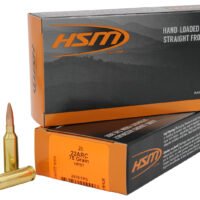 HSM 22ARC1N Varmint 22ARC 75gr Hollow Point Boat Tail 20 Per Box/25 Case