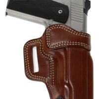 Galco AV266 Avenger  OWB Tan Leather Belt Slide Fits 4-4.25" 1911