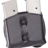 Galco CDM26B CDM Mag Carrier Double Black Leather Belt Loop Belts 1.50-1.75" Wide Compatible w/ Sig P220 Carry Ambidextrous Hand