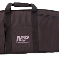 M&P Accessories 110015 Duty Series Medium Case Black Nylon Foam Padding