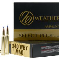 Weatherby B24080TTSX Select Plus 240WthbyMag 80gr Barnes Tipped TSX Lead Free 20 Per Box/10 Case