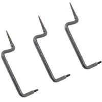 Stealth Cam STCTS3PK Tree Screw Mounts Compatible With 1/4"-20 thread adapter Black 3 Per Pkg