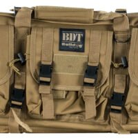 Bulldog BDT6043T BDT Tactical Double 43" Tan Nylon, 3 Accessory Pockets, Deluxe Padded Backstraps Lockable Zippers, Padded Internal Divider