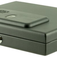 Bulldog BD4055B Magnum Top Load Vault Fingerprint ID Entry Black Powder Coat Steel Holds 1 Handgun 11.50" x 9.75" x 2.50"