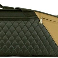Bulldog BD36044 Elite Rifle Case 44" Black w/Tan Panels Water-Resistant Nylon