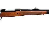 RUGER HAWKEYE AFRICAN 375 RUGER BOLT RFL, LFT HAND, 23" SATIN BLUED BBL, THREADED, WALNUT 3RD