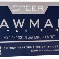 Speer 53824 Lawman Training Clean-Fire 9mmLuger 124gr Total Metal Jacket Round Nose 50 Per Box/20 Case
