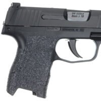 Talon Grips 001R Adhesive Grip Textured Black Rubber for Sig Compact P320, P250, M17, M18 with Medium Grip Module
